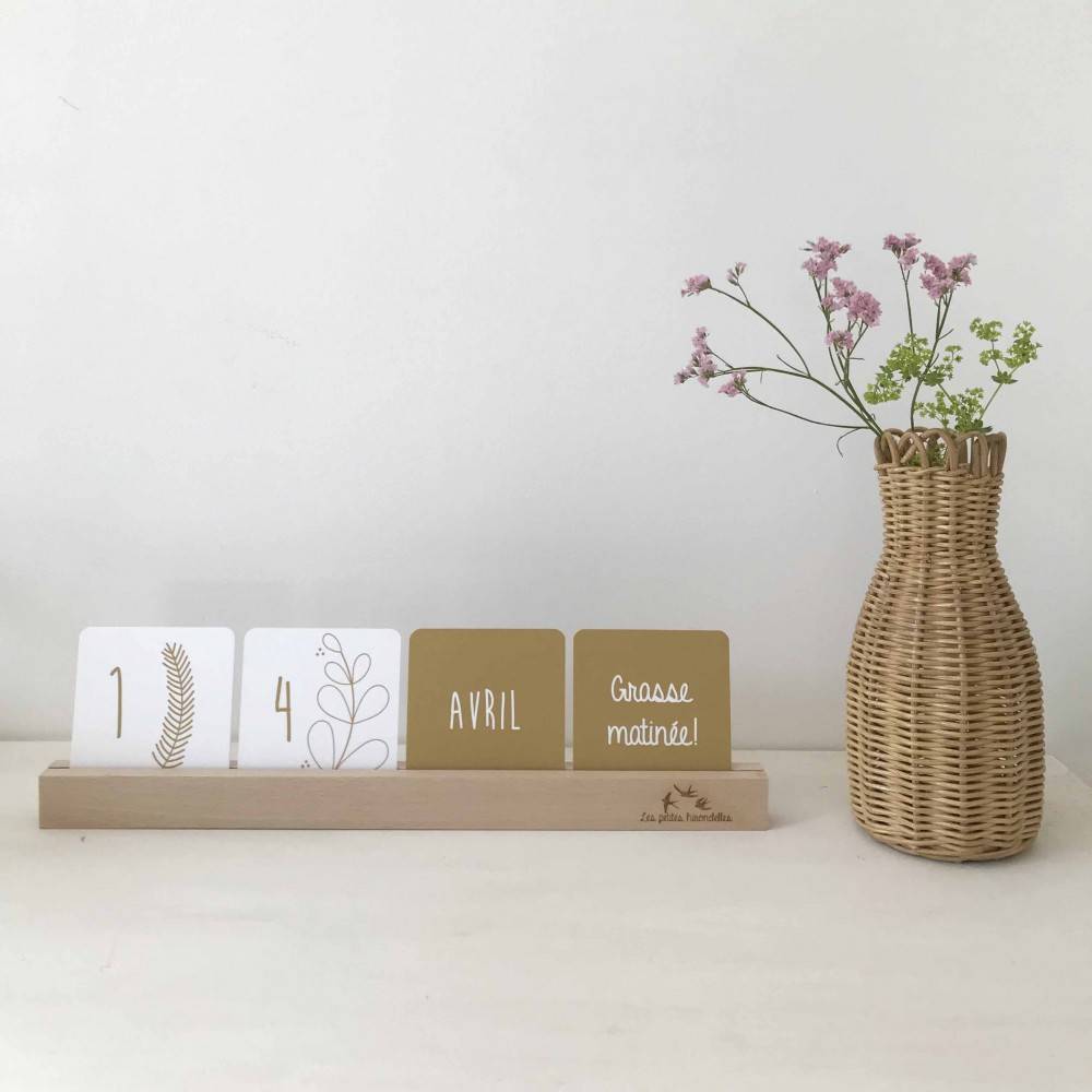 Kit Calendrier perpétuel | Scandimag Déco