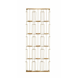 Porte cartes laiton vieilli et bois grand format