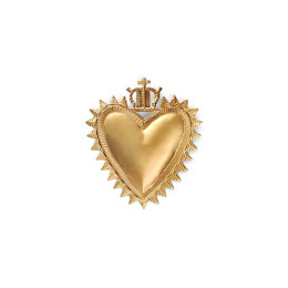 Cœur doré - Boncoeurs - Coeur royal grand