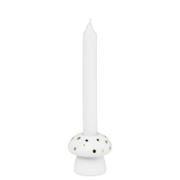 Mini bougeoir porcelaine champignon Rader