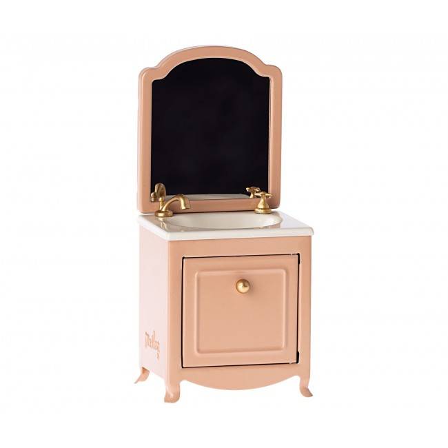 Commode avec évier et miroir Rose poudre Maileg