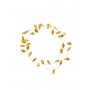 Guirlande en laiton vieilli petites feuilles