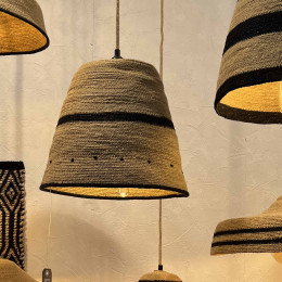 Suspension luminaire Yaku Noir