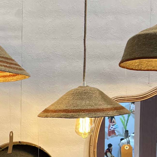 Suspension luminaire Églantine Terracotta