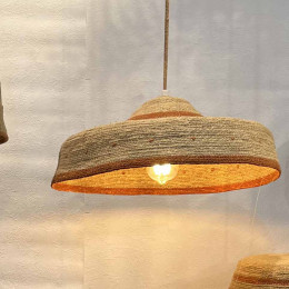 Suspension luminaire Épilobe terracotta