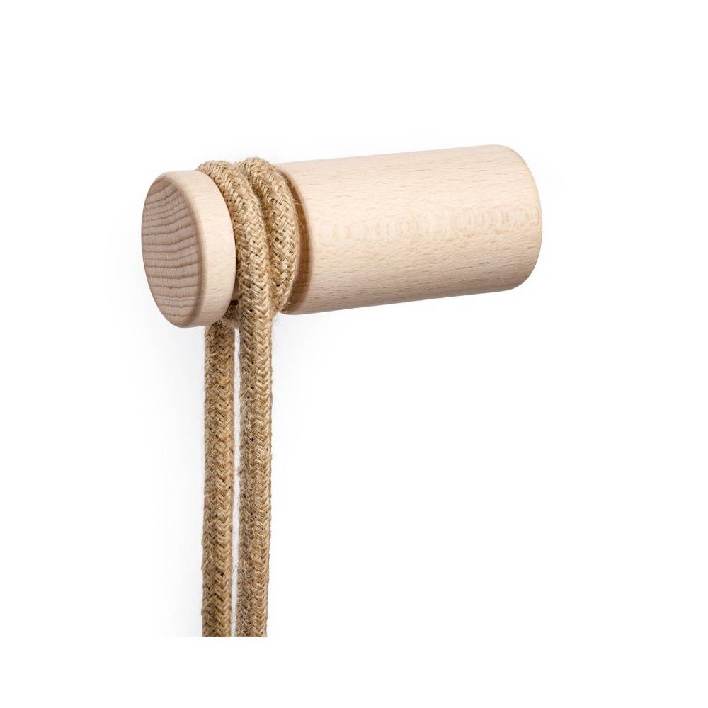Patère murale en bois naturel Scandimag Déco