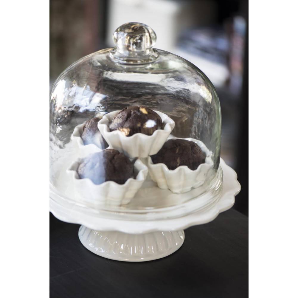 Cloche à gâteau en verre de IB Laursen Scandimag Déco