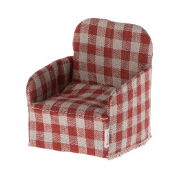 Fauteuil vichy rouge - Maileg