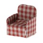 Fauteuil vichy rouge - Maileg