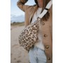 Sac banane Léopard beige