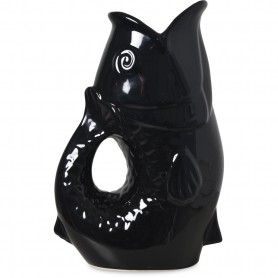 Vase céramique Poisson - Noir