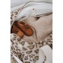 Sac week-end ou sac à langer Leopard Beige