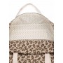 Sac week-end ou sac à langer Leopard Beige