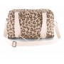 Sac week-end ou sac à langer Leopard Beige