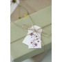 Lot de 16 étiquettes cadeau Fleurs