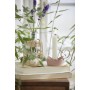 Petit vase verre et rotin