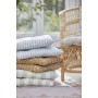 Coussin matelas de chaise larges rayures vertes