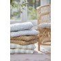 Coussin matelas de chaise rayures vertes