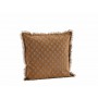Housse de coussin à franges