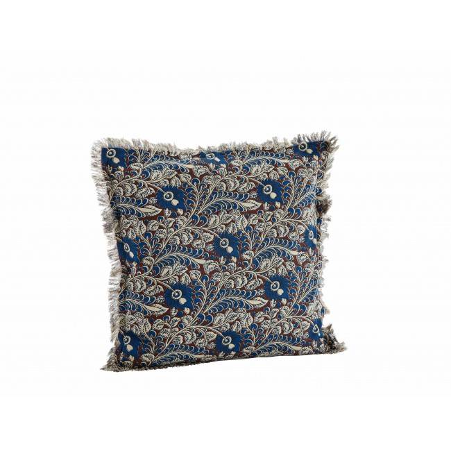 Housse de coussin à franges