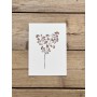 Carte postale florale