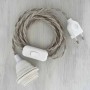 Kit électrique pour baladeuse - câble lin torsadé