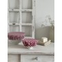 Couvre plat en coton vichy cerise - Lot de 4