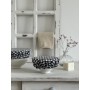 Couvre plat en coton vichy noir - Lot de 4