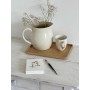 Tasse en grès rainurée - lot de 2