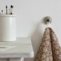 Crochet nervuré céramique et métal