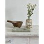Petite cuillere coeur en porcelaine