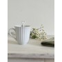 Tasse en grès rainurée