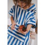 Poncho de Bain Suzon Rose In April