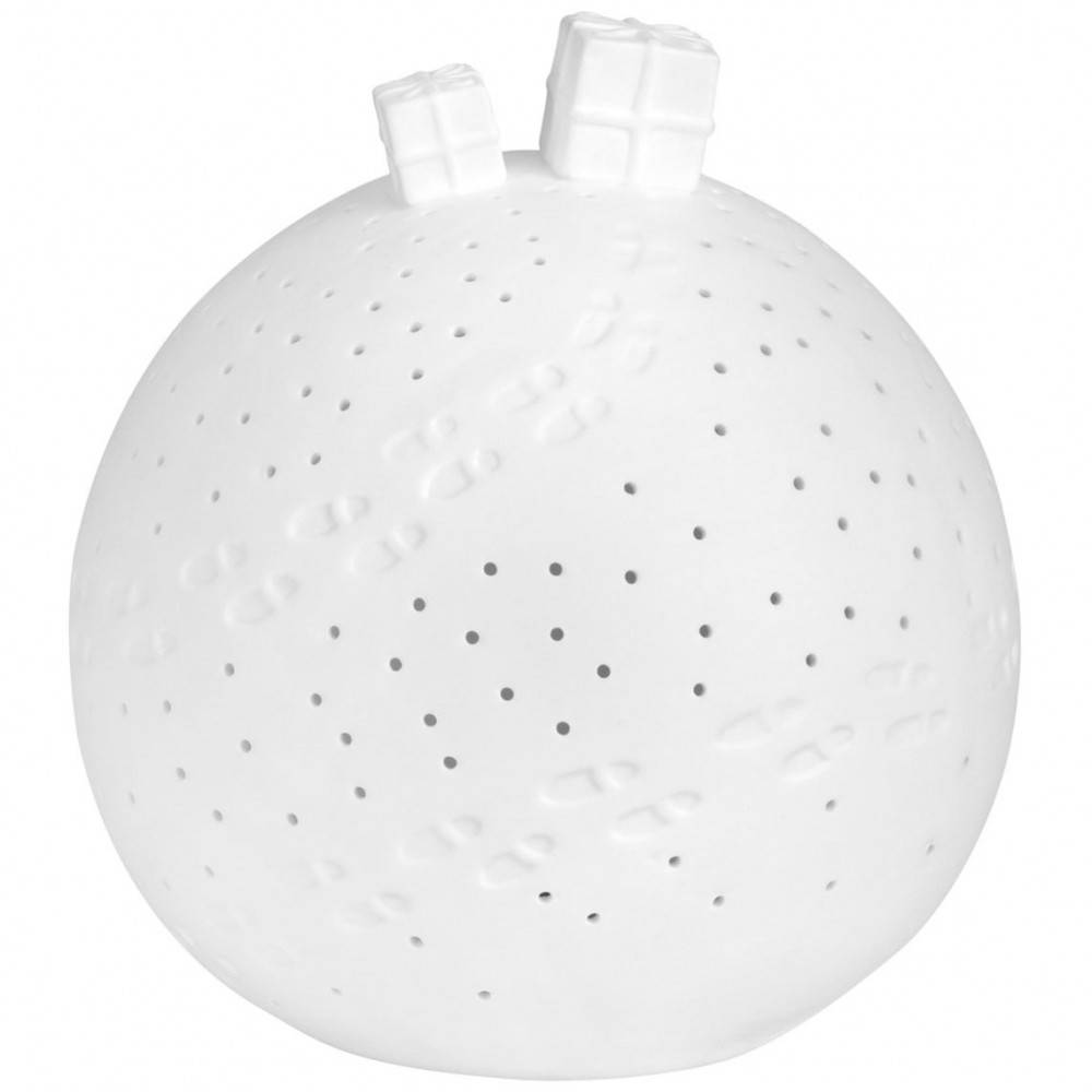 Boule lumineuse d'intérieur boule LED avec corde Ø14cm 30L  blanc chaud-480357