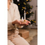 Petit bougeoir socle en bois "sapin"