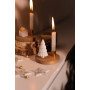 Petit bougeoir socle en bois "sapin"