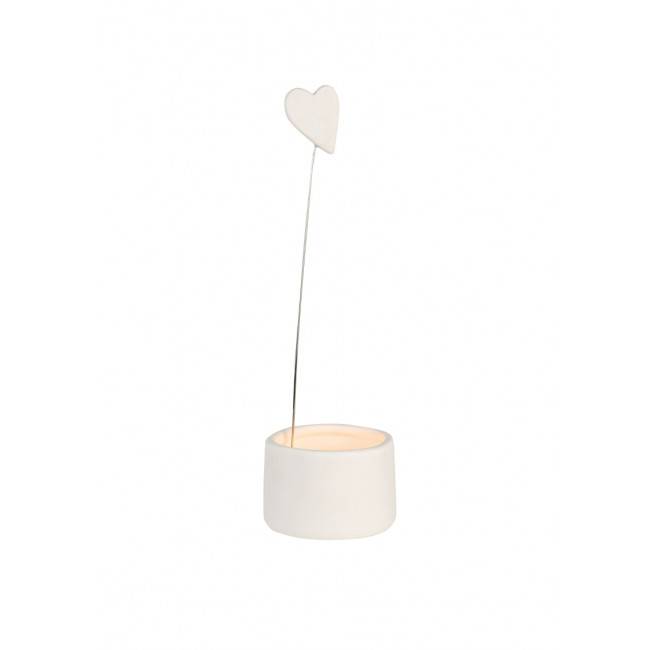 Mini bougeoir "coeur"