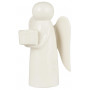 Grand bougeoir ange blanc creme
