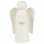 Grand bougeoir ange blanc creme