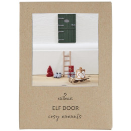 Coffret Noël porte magique en bois