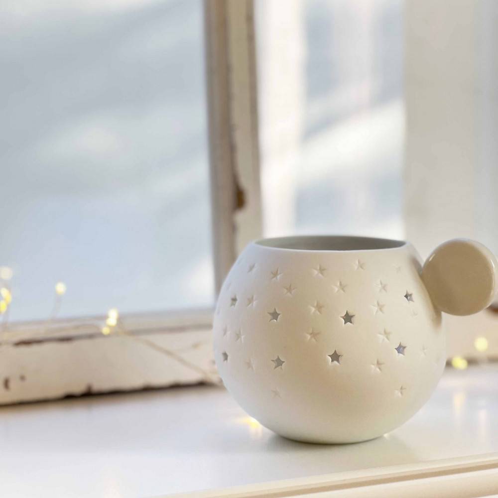 Bougeoir photophore Cup "Étoiles" de Räder | Scandimag Déco - LA MAISON