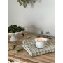 Torchon vichy vert sauge