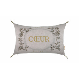 Housse de coussin Enluminure Cœur 30 x 50