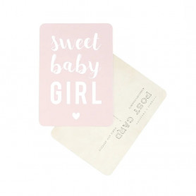 Carte postale Cinq Mai - Sweet Baby girl rose