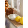 Presse citron en porcelaine blanc