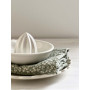 Presse citron en porcelaine blanc