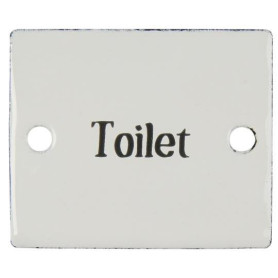 Plaque Toilet