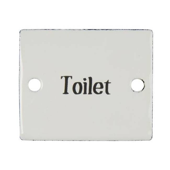 Plaque Toilet