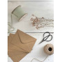 5 enveloppes kraft 16 x 11.5 cm