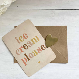 Carte postale Ice Cream